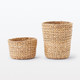 Water Hyacinth Round Basket ‐ L