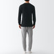 Men's Thick Cotton Crew Neck Long Sleeve T‐shirt 2A