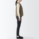 Women's Recycled Nylon Lightweight Collarless Down Gilet AW22.