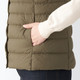 Women's Recycled Nylon Lightweight Collarless Down Gilet AW22.