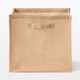 Jute Rectangular Storage Bag