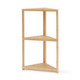 Bamboo Corner Shelf Unit 3 Tier