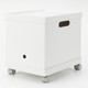PP File Box White Grey