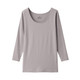 Women's Thin Cotton U Neck Long Sleeve T‐shirt AW22.