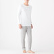 Men's Heat Generating Cotton Crew Neck Long Sleeve T‐shirt