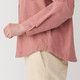 Women's Double‐Brushed Flannel Stand Collar Shirt