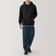 Men's Pleat Front Wide Leg Indigo Chinos.