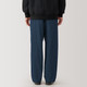 Men's Pleat Front Wide Leg Indigo Chinos.