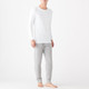 Heat generating cotton Crew neck L/S T‐shirt