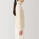Women's Cotton and Wool Mock Neck Long Sleeve T‐shirt 19564