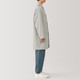 Men's Recycled Polyester Water‐Repellent Collar Coat