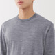 Men's Fine Knit Wool Crew Neck Jumper.