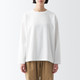 Unisex Cotton Jersey Crew Neck Long Sleeve T‐Shirt