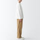 Unisex Cotton Jersey Crew Neck Long Sleeve T‐Shirt