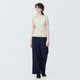 Women's Cotton Blend Wide Rib Vest.