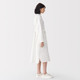 Women's Washi and Cotton Twill Shirt Dress