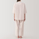 Women's Side Seamless Thin Gauze 3/4 Sleeve Pyjamas