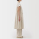 Women's Hemp Blend Twill Longline Waistcoat