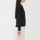 Women's High‐Twist Cotton Crew Neck Cardigan