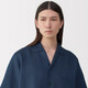 Men's Linen and Silk Cuban Collar Short Sleeve Shirt