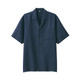 Men's Linen and Silk Cuban Collar Short Sleeve Shirt