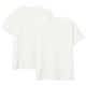 Side Seamless Heavy Cotton Crew Neck T‐shirt