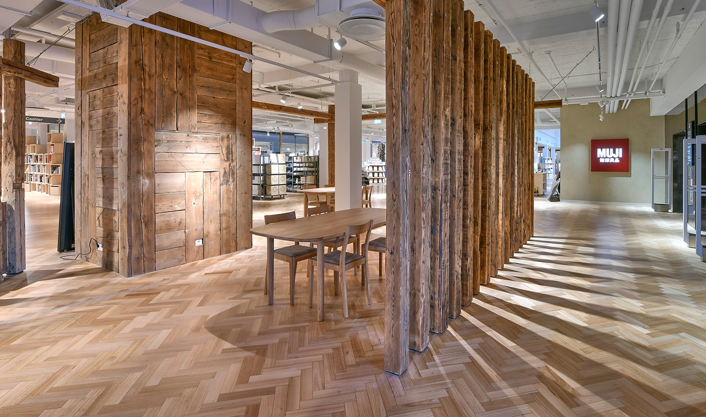 Recycled Materials for Copenhagen Store Design