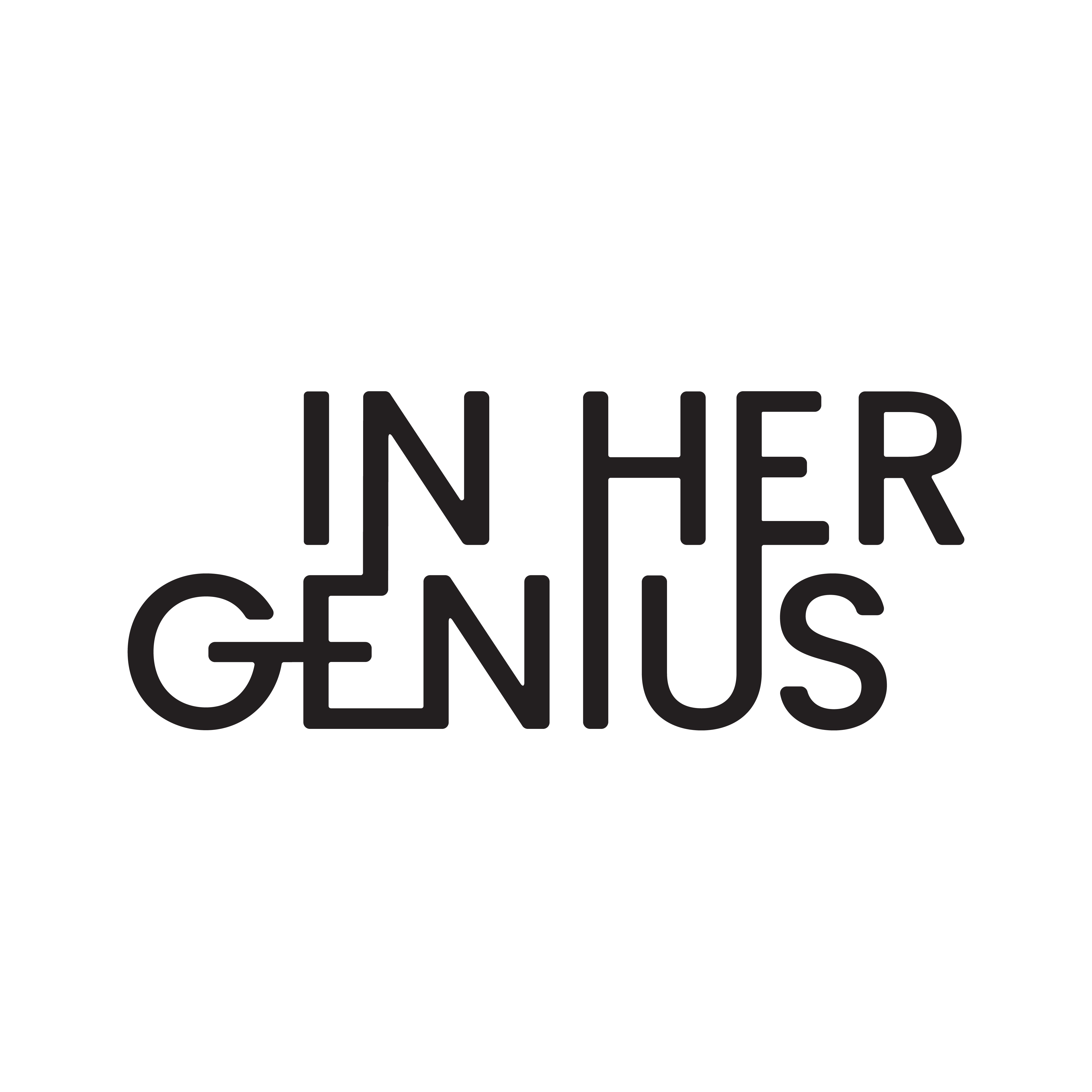 IN HER GENIUS