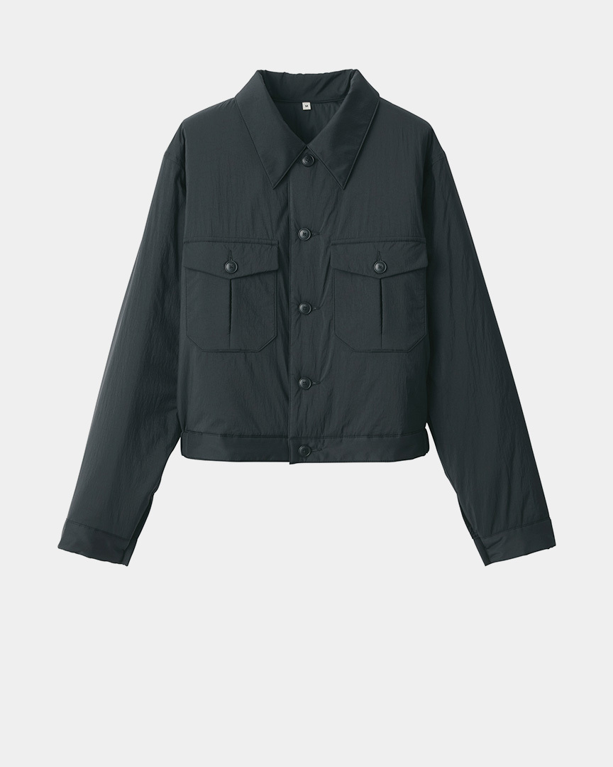 Veste Croisée En Flanelle Et Laine MUJI - Taille 38 - Occasion Très Bon état