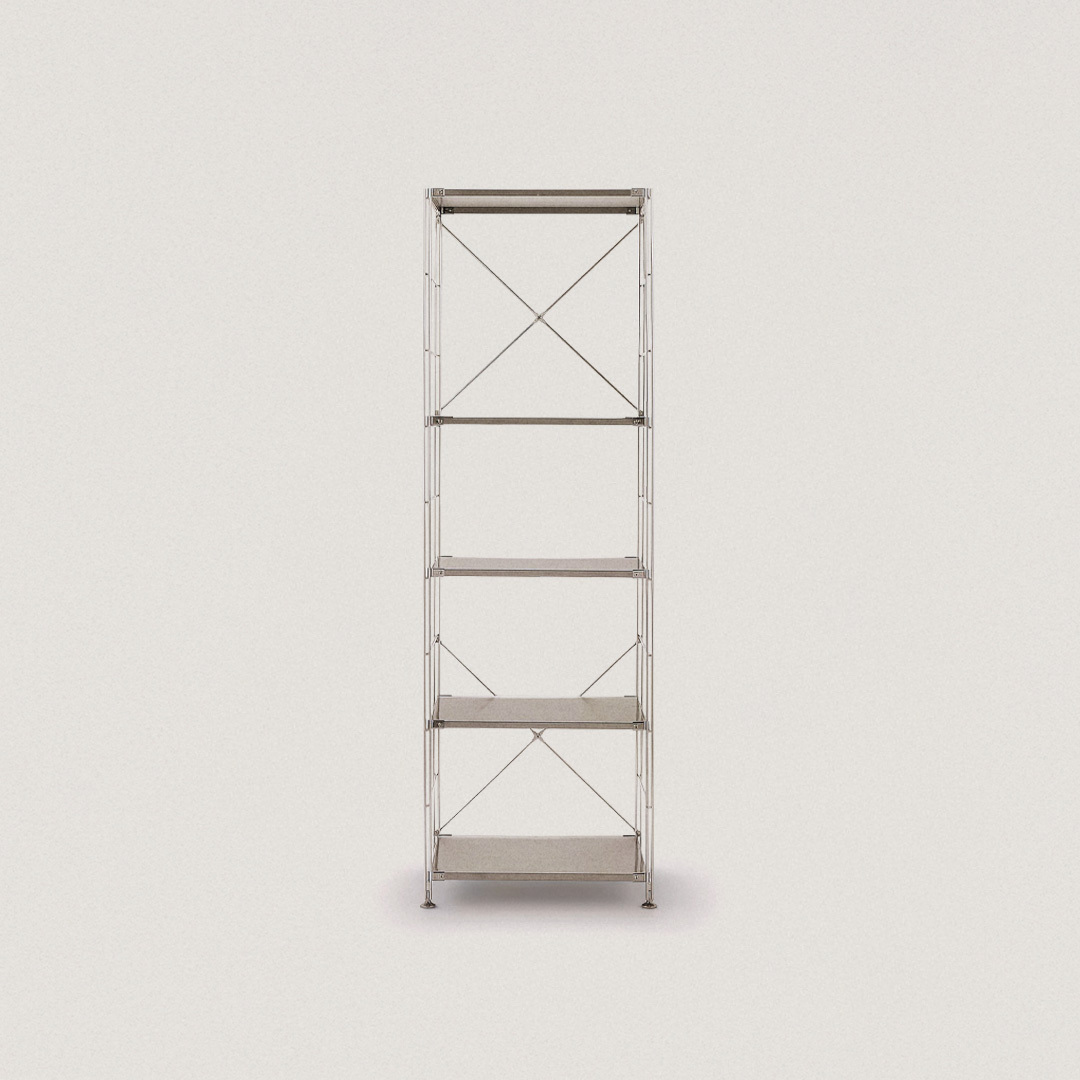 Étagère métal MUJI – comme neuve – 58 x 41 x 83 cm - Ameublement