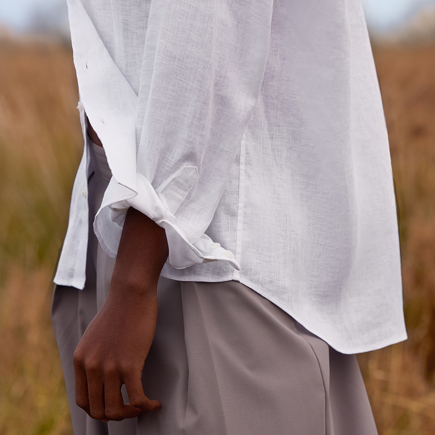 Linen, hemp, naturally.