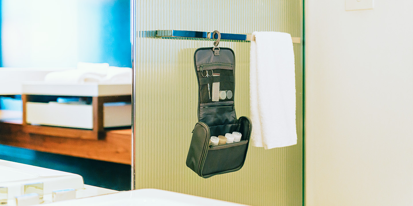 Trousse de toilette à suspendre