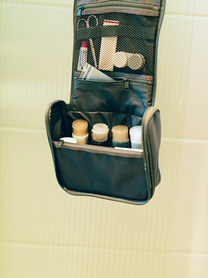 Trousse de toilette à suspendre