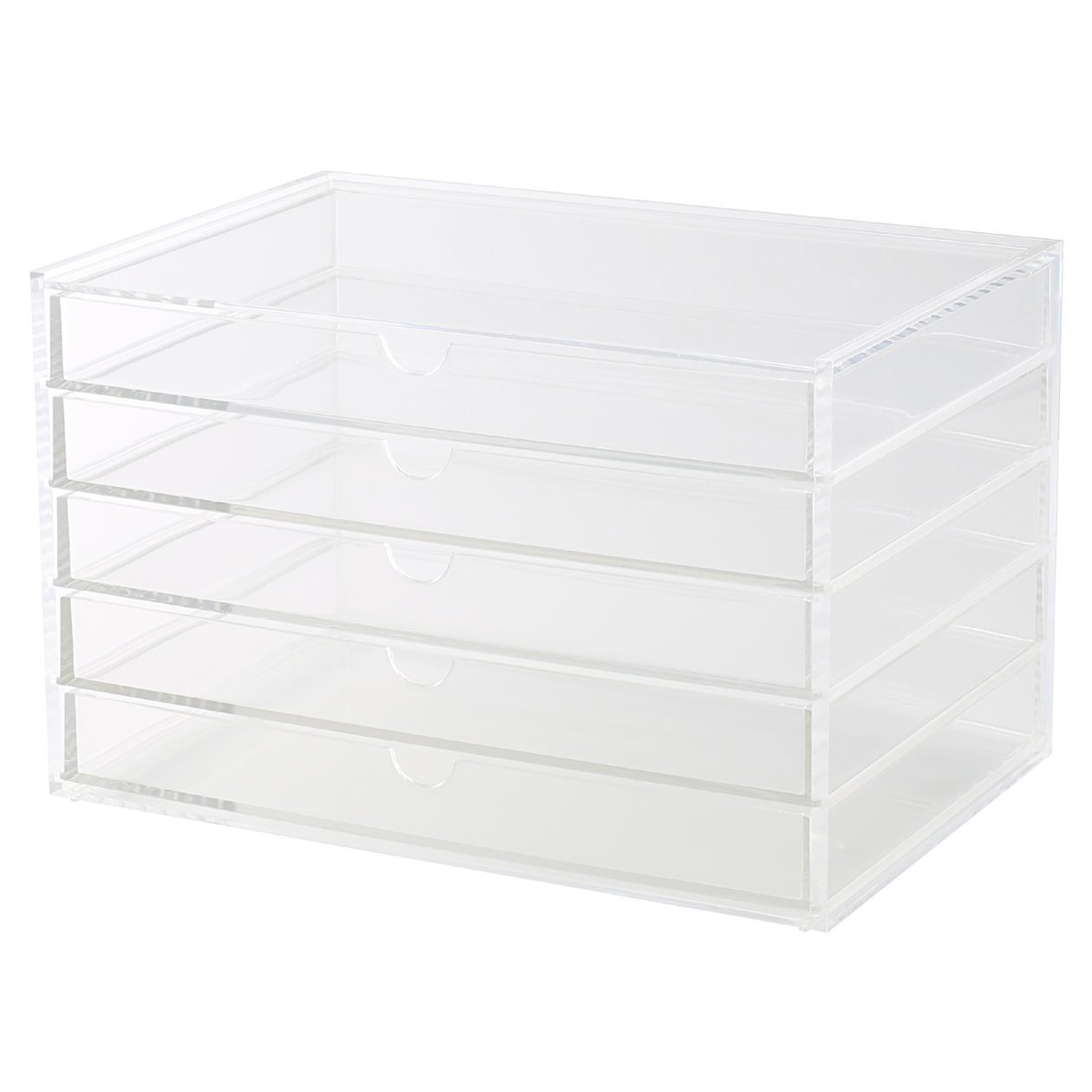 Acrylic Drawer Design Underwear Storage Box With 10 Compartments, Closet  Organizer For Drawer Partition