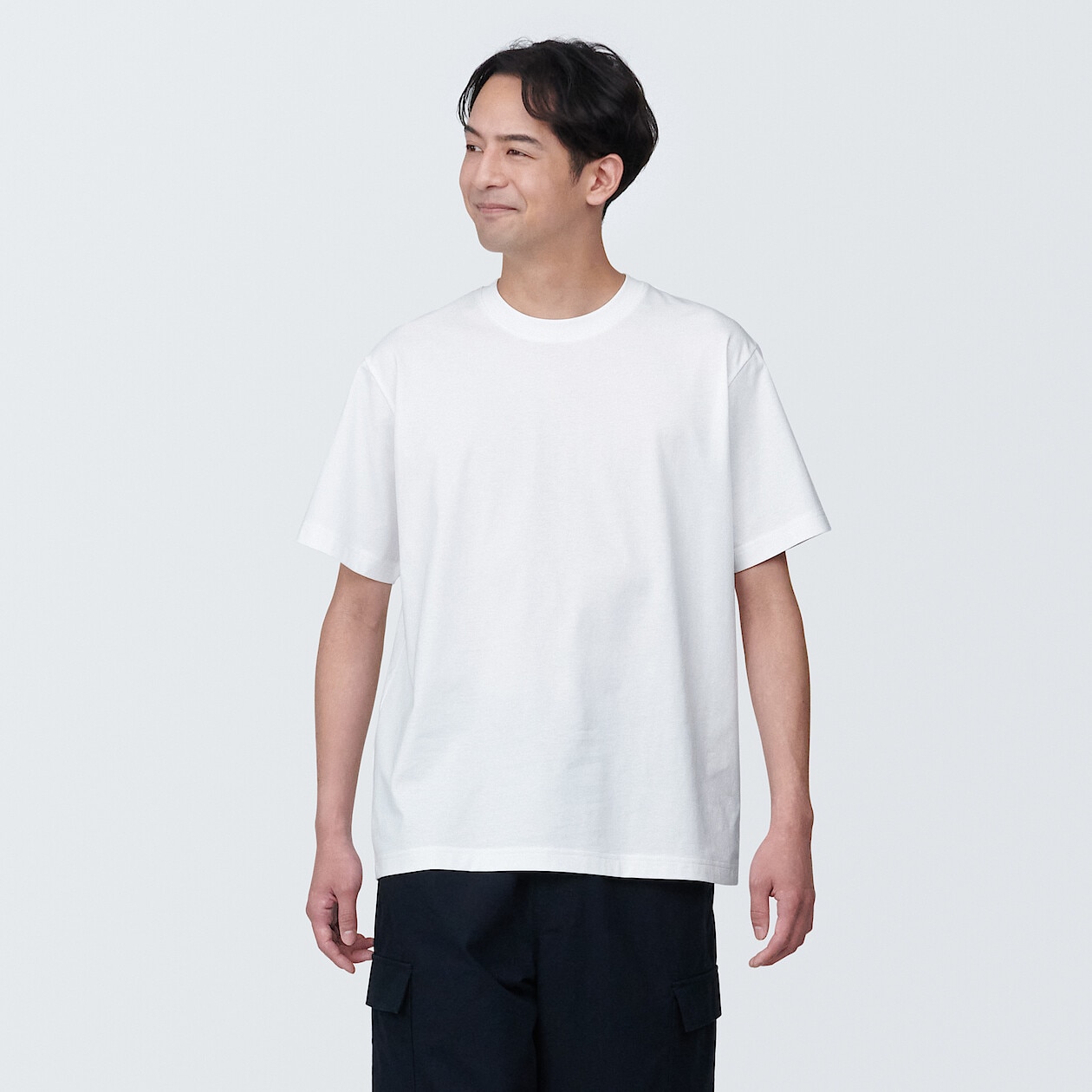 muji white t shirt