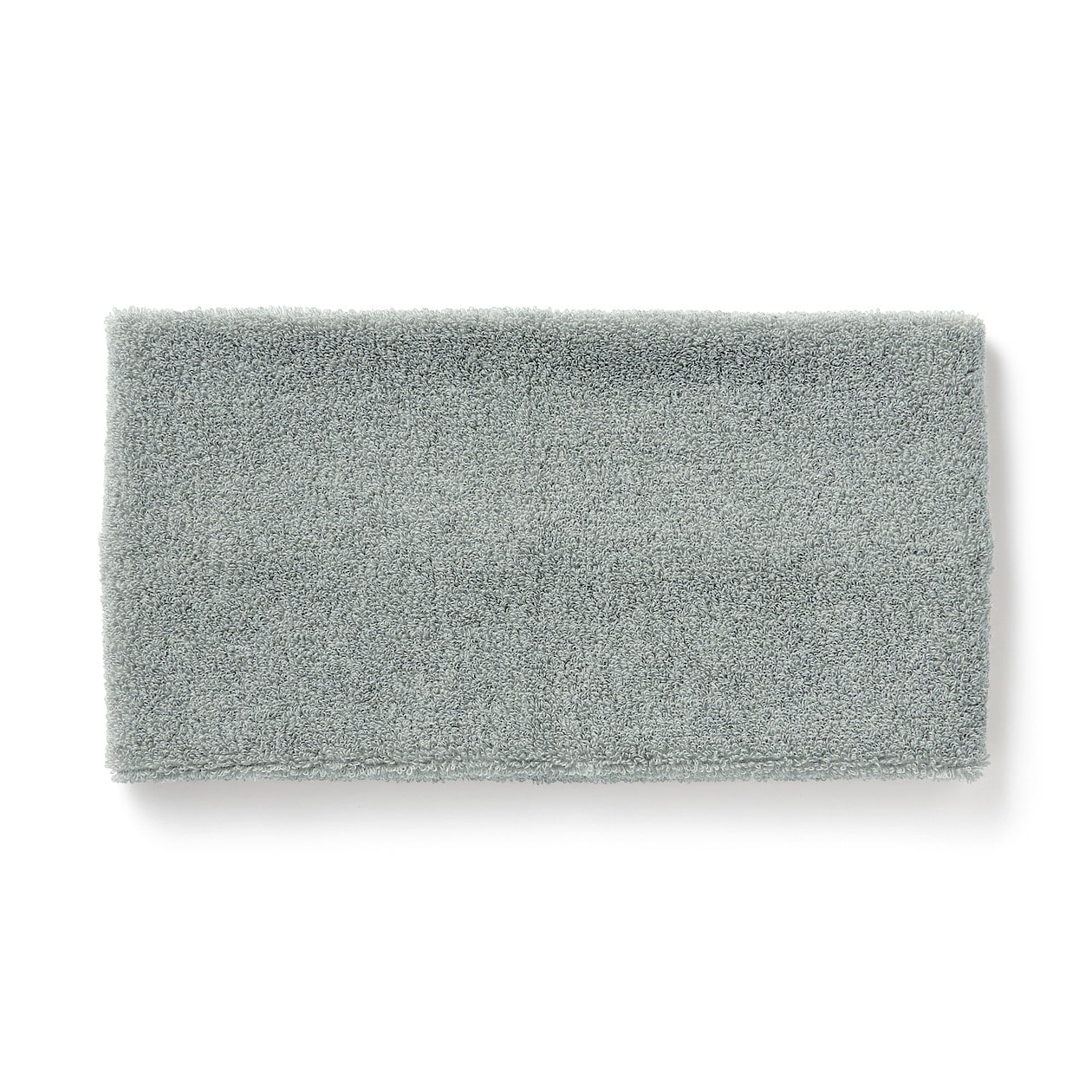 Muji Grey Pile Hair Turban Wide