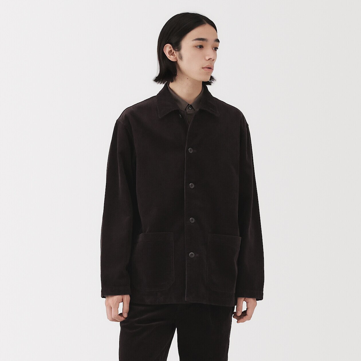 Men's Kapok Blend Corduroy Chore Jacket