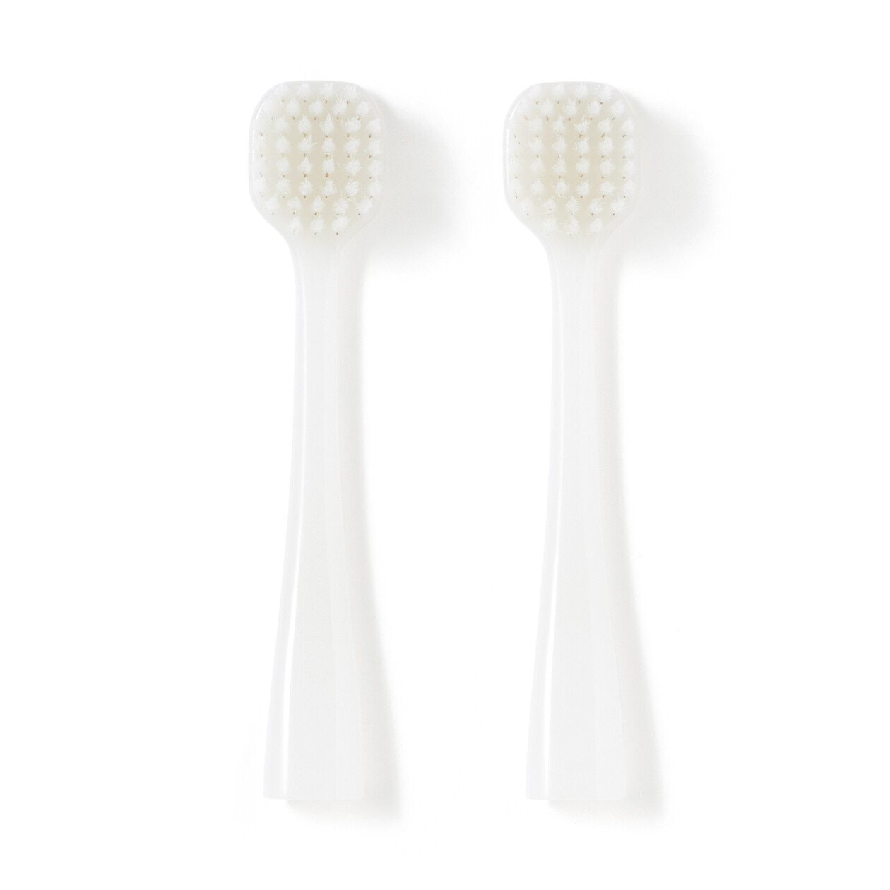 Muji Replacement Toothbrush Heads ‐ Wide, Soft Bristle, Pack Of 2