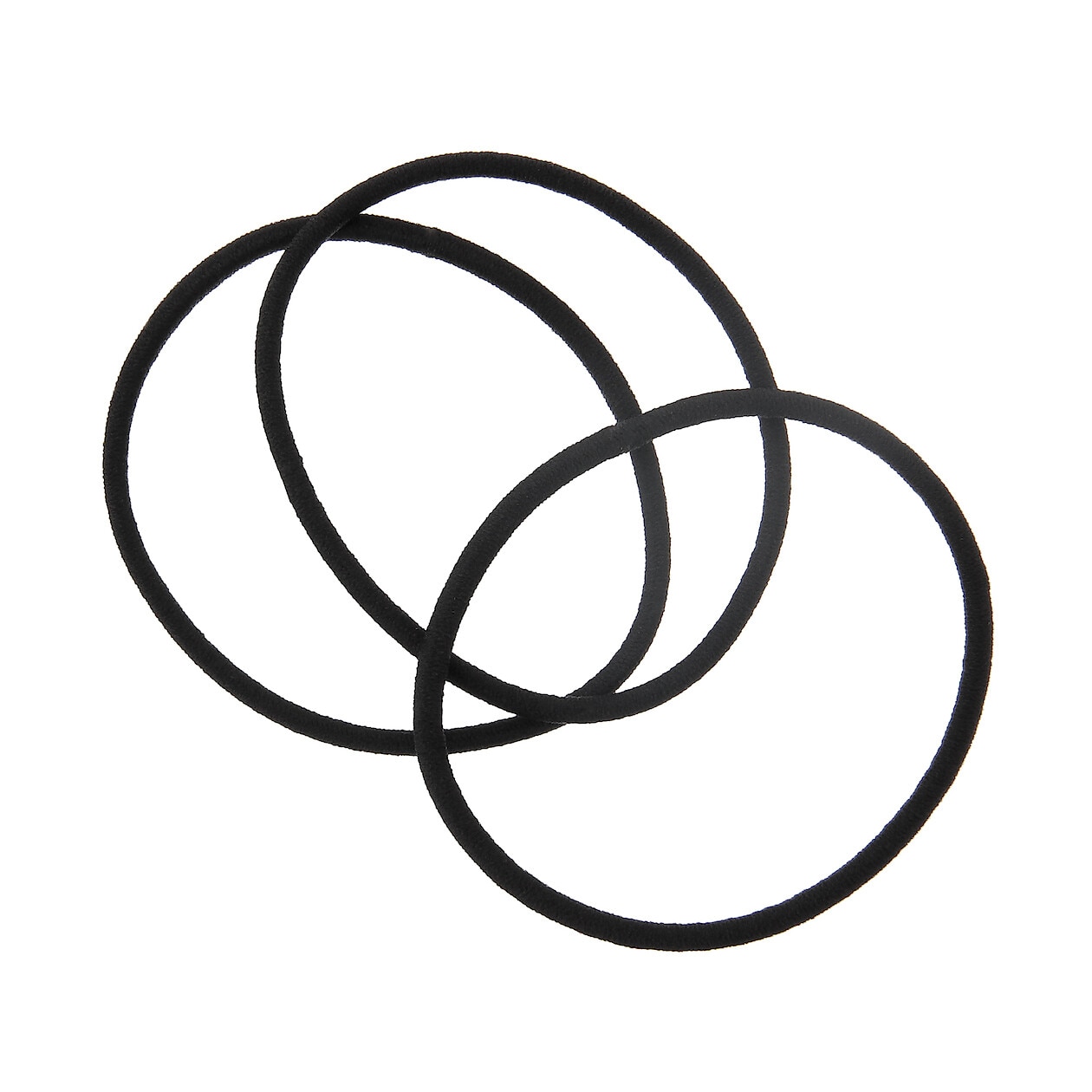 Muji Black Hair Bands ‐