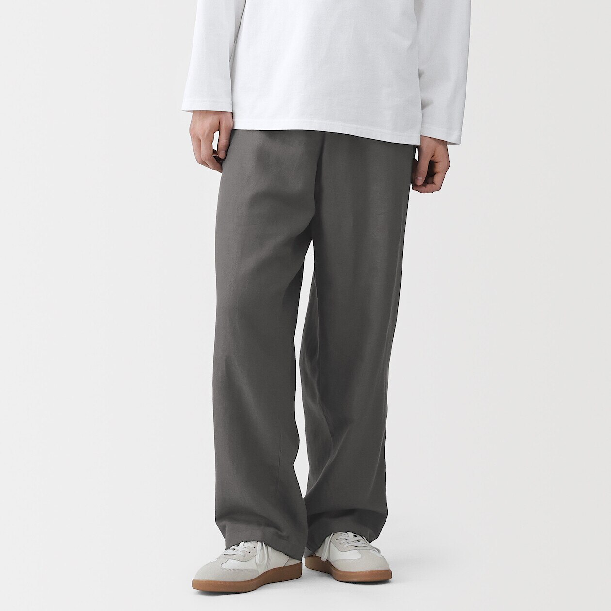 Men's Hemp Blend Twill Straight Leg Trousers