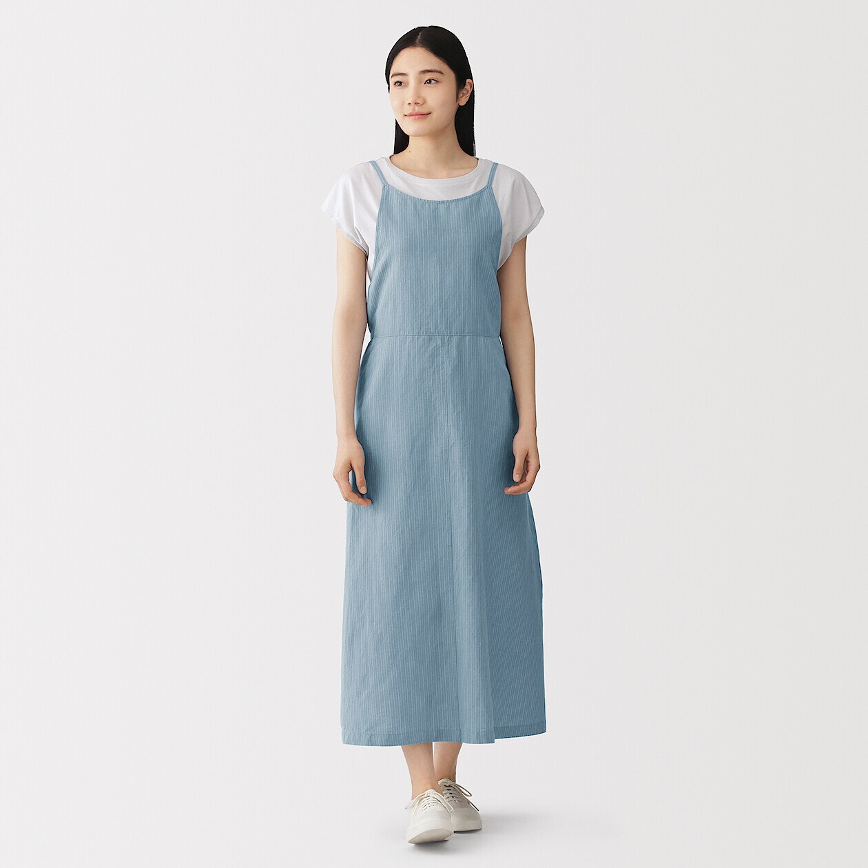 Women's Hemp Blend Pinafore Dress