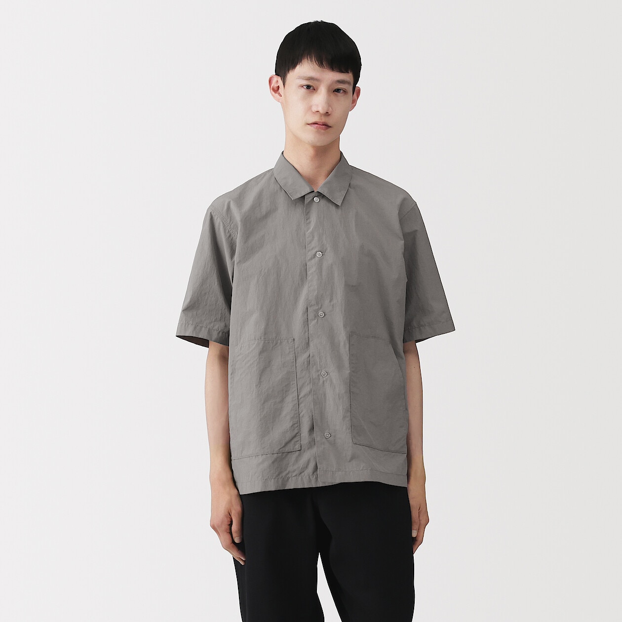 Men's Naturally Dyed Nylon Short Sleeve Shirt
