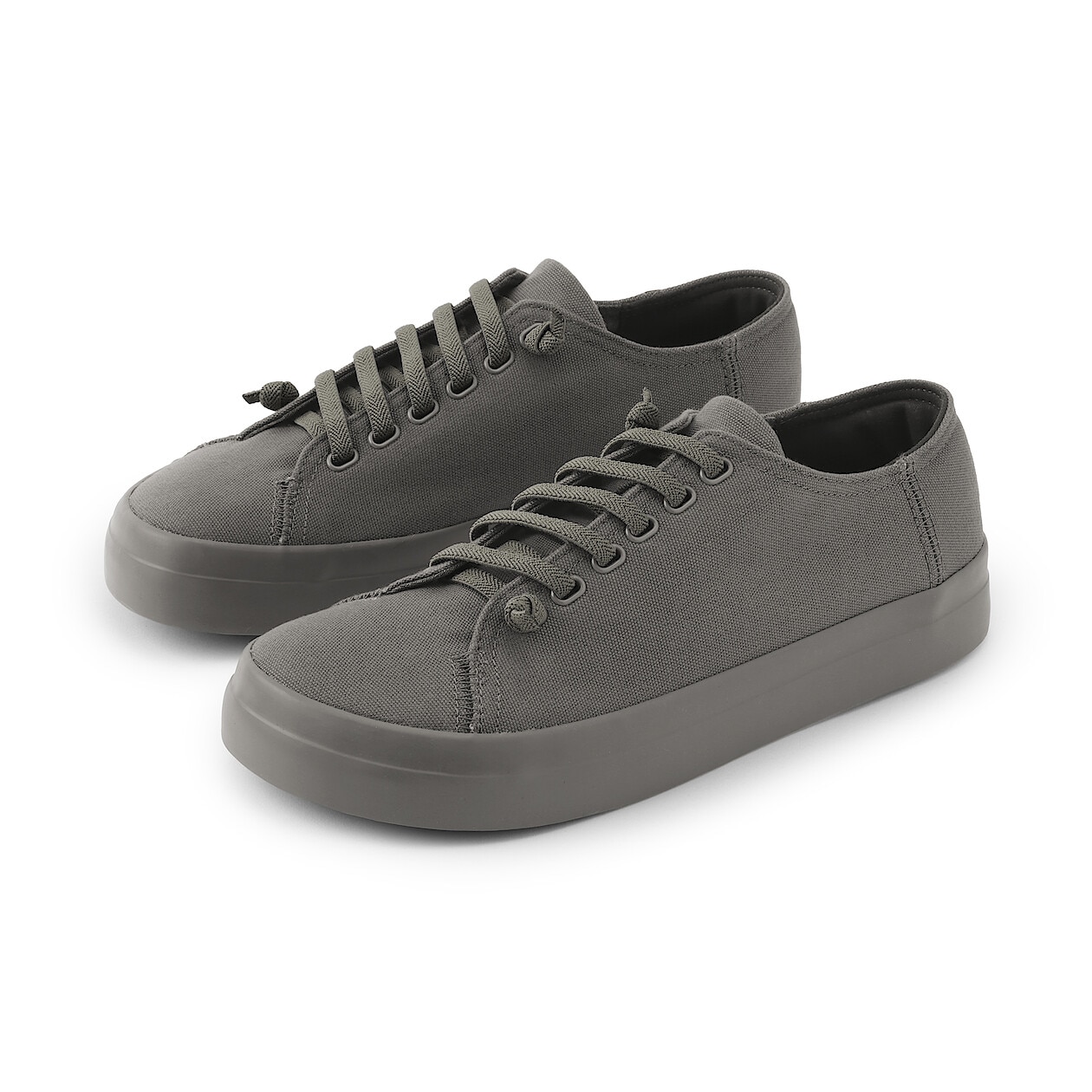Men's Water-Repellent Canvas Low-Cut Trainers