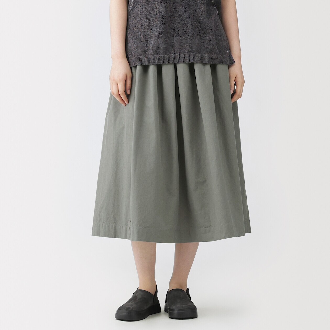 Women's Washi Blend Gathered Skirt