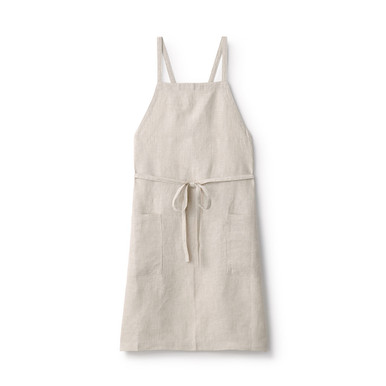 Muji Unisex | Cross Back Linen Kitchen Apron