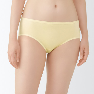 Muji  Women's Lyocell Bikini Briefs L Unisex Black