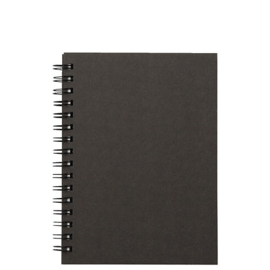 Muji Dark Grey | Recycled Paper Double Ring Notebook A6 |