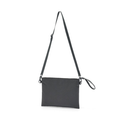 Muji Black | Water Repellent Cross Body Pouch One Size