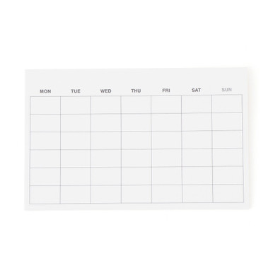 Muji | Sticky Note Monthly Planner One Size