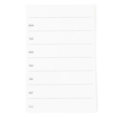 Muji | Sticky Note Weekly Planner One Size